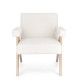 SILLON FAIZA MARFIL