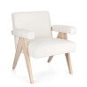 SILLON FAIZA MARFIL