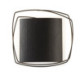 APLIQUE 27X11X26 METAL NEGRO MATE