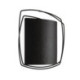 APLIQUE 27X11X26 METAL NEGRO MATE