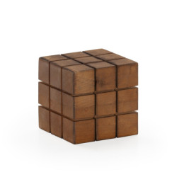 FIGURA 10X10X10 MADERA MARRON