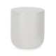 TABURETE 41X41X45,7 FIBRA DE PIEDRA BLANCO MATE