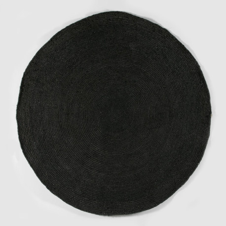 ALFOMBRA 200x1x200 YUTE NEGRO