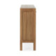 APARADOR 160x40x110 CRISTAL/MADERA NATURAL