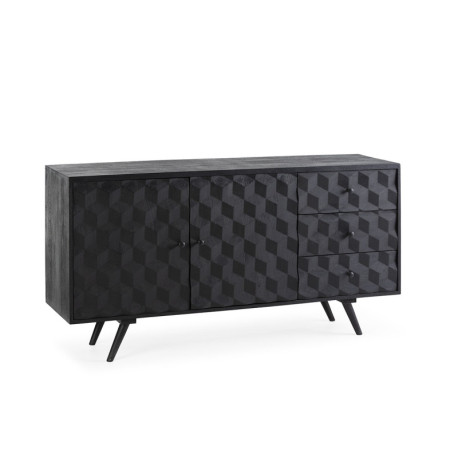 APARADOR 165x40x86 MADERA NEGRO