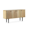 APARADOR 168x45x89 MADERA NATURAL/NEGRO