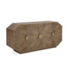 APARADOR 180x45x85 MADERA EROSIONADA/METAL DORADO