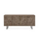 APARADOR 185x50x86 MADERA EROSIONADA/METAL PLATEADO