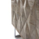 APARADOR 185x50x86 MADERA EROSIONADA/METAL PLATEADO