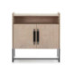 APARADOR 90x40x93 MADERA CEDRO NATURAL/METAL NEGRO