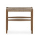 BANCO 50x35x45 MADERA DE TECA/CUERDA NATURAL
