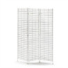 BIOMBO 140x2x178 MIMBRE BLANCO/METAL BLANCO