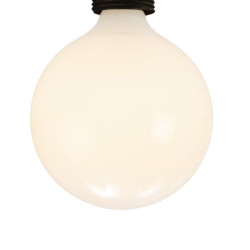 BOMBILLA 8x8x12 LED E14. G80. 220V. 3000K CRISTAL BLANCO OPACO