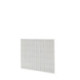 CABECERO 111x3x90 METAL/MIMBRE BLANCO