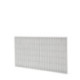 CABECERO 160x3x90 METAL/MIMBRE BLANCO