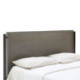 CABECERO 190x6x110 MADERA GRIS/NEGRO/METAL NEGRO
