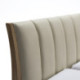 CAMA 157x217x104 MADERA DE FRESNO/P.PIEL BEIGE