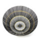 CENTRO DE MESA 38x38x15 METAL NEGRO/DORADO