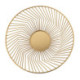 CENTRO DE MESA SET/2 12x5x12/10x4,5x10 METAL DORADO