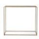 CONSOLA 100x33x90 METAL DORADO ANTIQUE