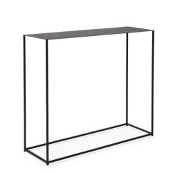 CONSOLA 100x33x90 METAL NEGRO