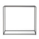 CONSOLA 100x33x90 METAL NEGRO