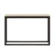 CONSOLA 119x36x78,5 MADERA NEGRO/MARMOL TRAVENTINO