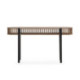 CONSOLA 150x33x80 MADERA ARENA/METAL NEGRO