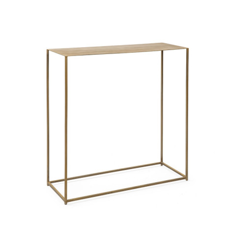 CONSOLA 76x28x80 METAL DORADO ANTIQUE