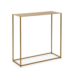 CONSOLA 84x33x90 METAL DORADO ANTIQUE