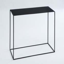 CONSOLA 84x33x90 METAL NEGRO