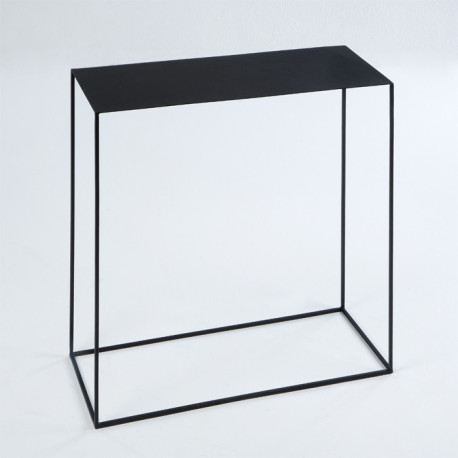 CONSOLA 84x33x90 METAL NEGRO