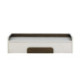 CONSOLA 95x40x23 MADERA BLANCO/METAL DORADO