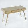ESCRITORIO 120x55x76 MADERA BLANCO VELADO