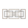 ESCULTURA 112x3x46 METAL DORADO/NEGRO/COBRE
