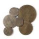 ESCULTURA 129x9x94 METAL DORADO ANTIQUE