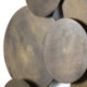 ESCULTURA 129x9x94 METAL DORADO ANTIQUE