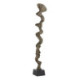 ESCULTURA 13x13x97 METAL DORADO ANTIQUE/BRONCE