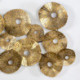 ESCULTURA 150x11x55 METAL DORADO