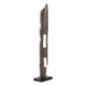 ESCULTURA 15x13x100 METAL DORADO ANTIC/NEGRO