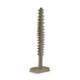 ESCULTURA 16x11x61 METAL DORADO
