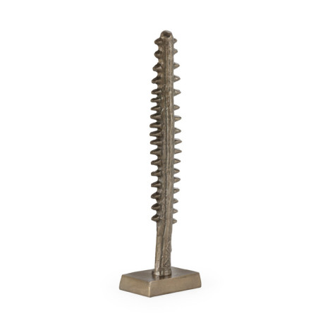 ESCULTURA 16x11x61 METAL DORADO