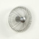 ESCULTURA 26x8 METAL NIQUEL