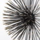 ESCULTURA 29x15x29 METAL NEGRO/DORADO