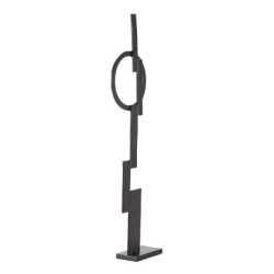 ESCULTURA 36x16x148 METAL BRONCE OSCURO