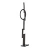 ESCULTURA 36x16x148 METAL BRONCE OSCURO