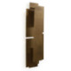 ESCULTURA 41x13x123 METAL DORADO ANTIQUE