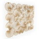 ESCULTURA 45x1,75x35 METAL DORADO