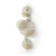 ESCULTURA 46x5x114 METAL DORADO