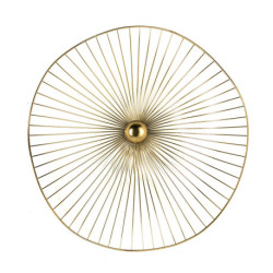ESCULTURA 46x9x48 METAL DORADO